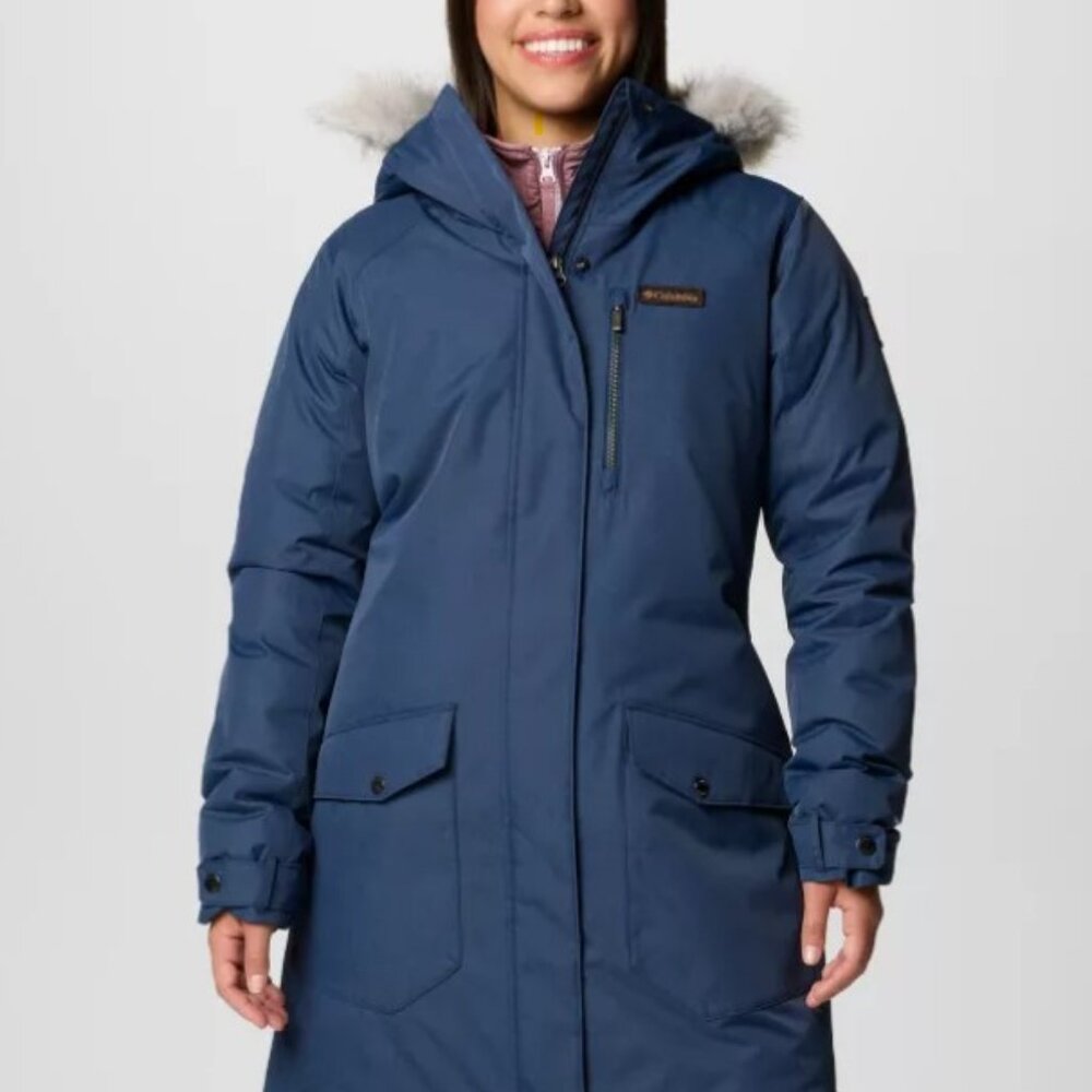 Columbia Winter Jacket - Navy Blue - Picture 6 of 7